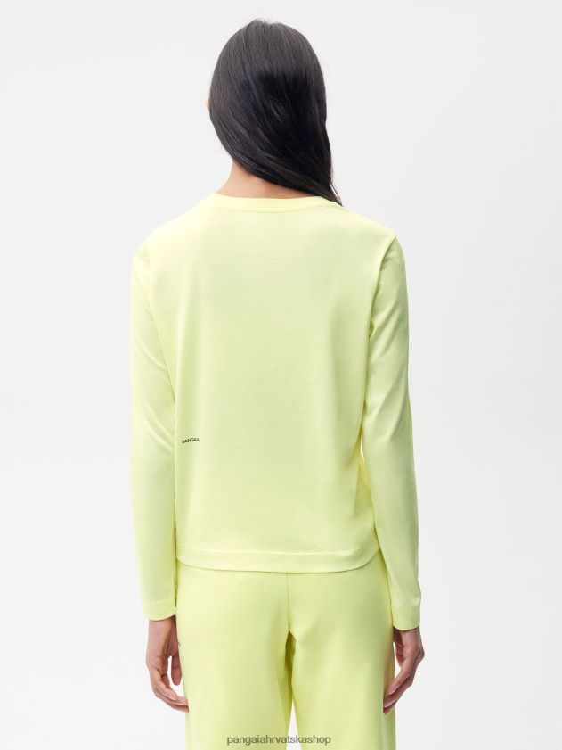 odjeća Pangaia lagana majica od organskog pamuka ande zelene žene 4VDHN0198