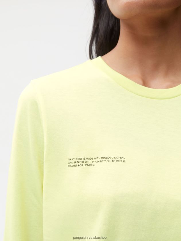 odjeća Pangaia lagana majica od organskog pamuka ande zelene žene 4VDHN0198