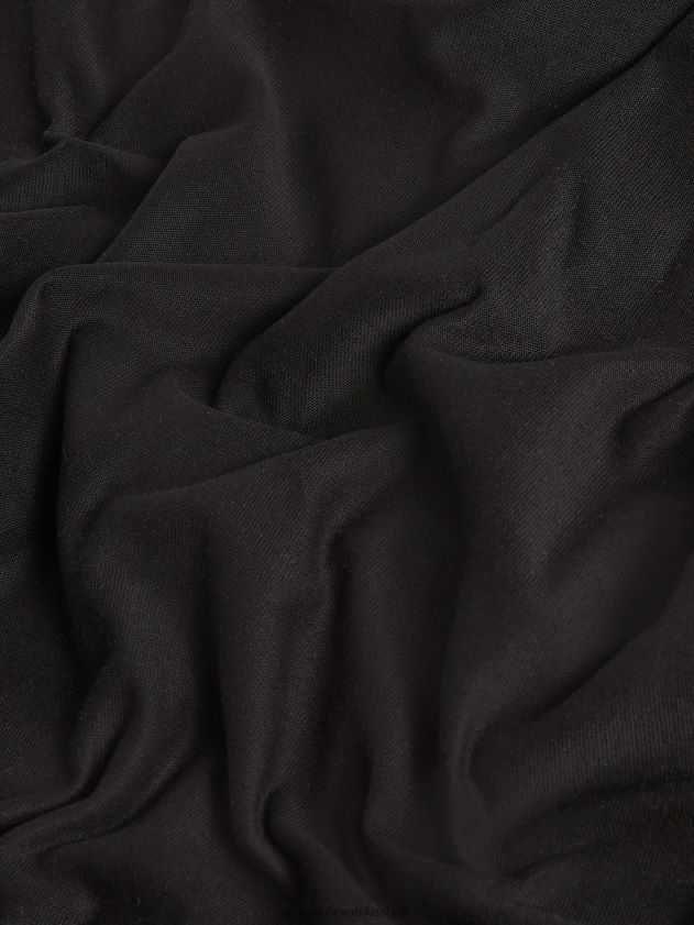 odjeća Pangaia majica dugih rukava od organskog pamuka s c-vlaknom crno žene 4VDHN0178