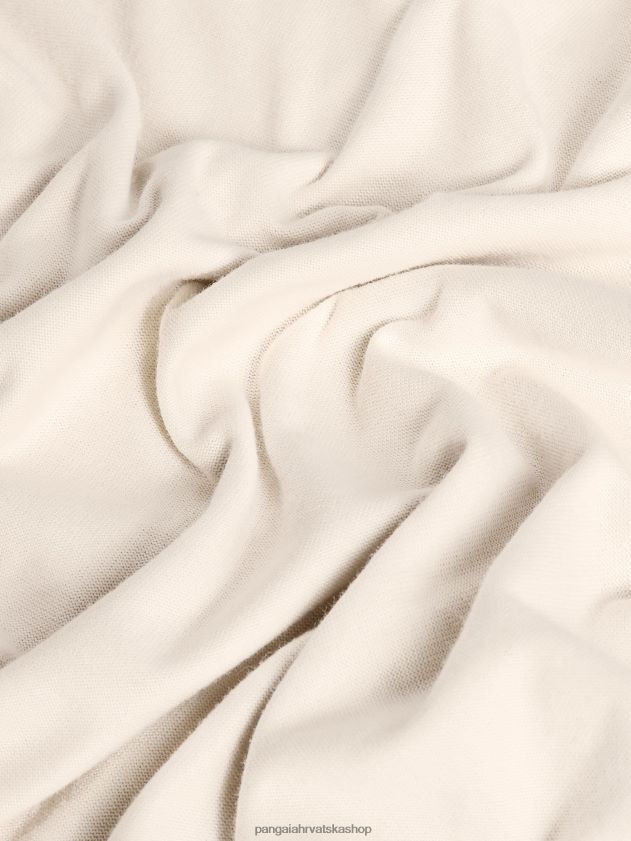 odjeća Pangaia majica dugih rukava od organskog pamuka s c-vlaknom pijesak žene 4VDHN0187