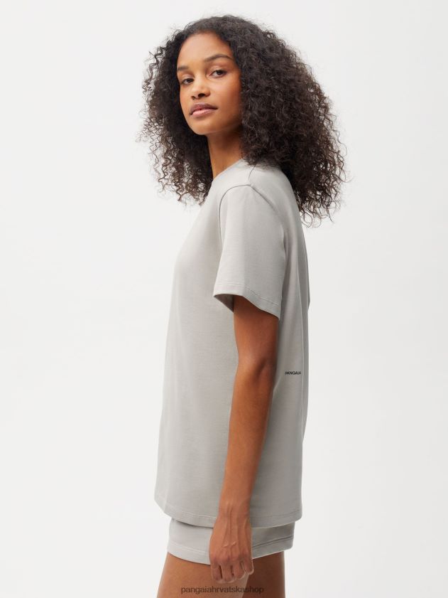 odjeća Pangaia majica kratkih rukava od organskog pamuka s jezgrom od c-vlakana kamen žene 4VDHN0166
