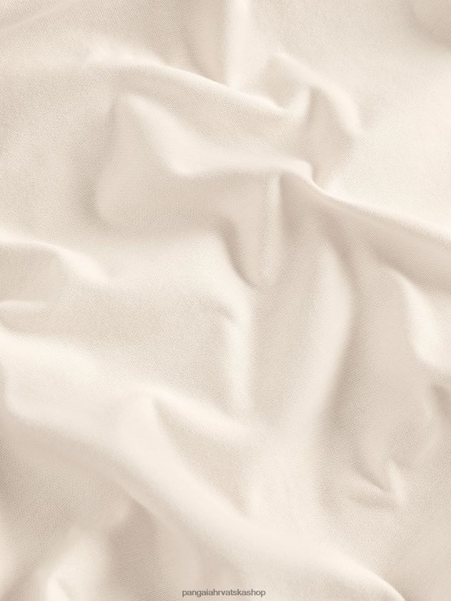 odjeća Pangaia majica kratkih rukava od organskog pamuka s jezgrom od c-vlakana pijesak žene 4VDHN0150