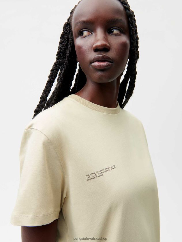 odjeća Pangaia majica - lješnjak amp maitake bež žene 4VDHN0123