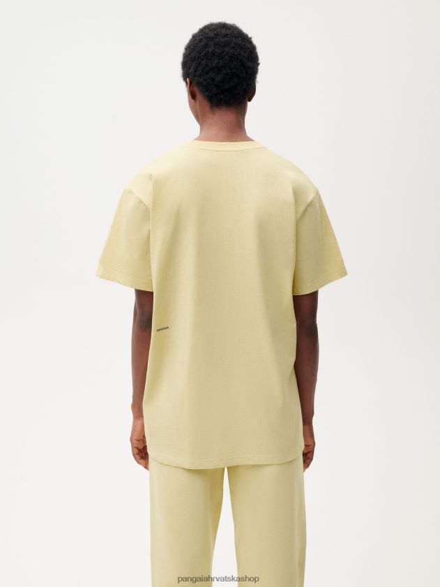 odjeća Pangaia majica s bojom za hranu matcha zelena žene 4VDHN0195