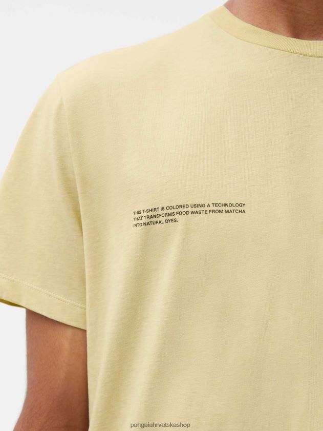 odjeća Pangaia majica s bojom za hranu matcha zelena žene 4VDHN0195