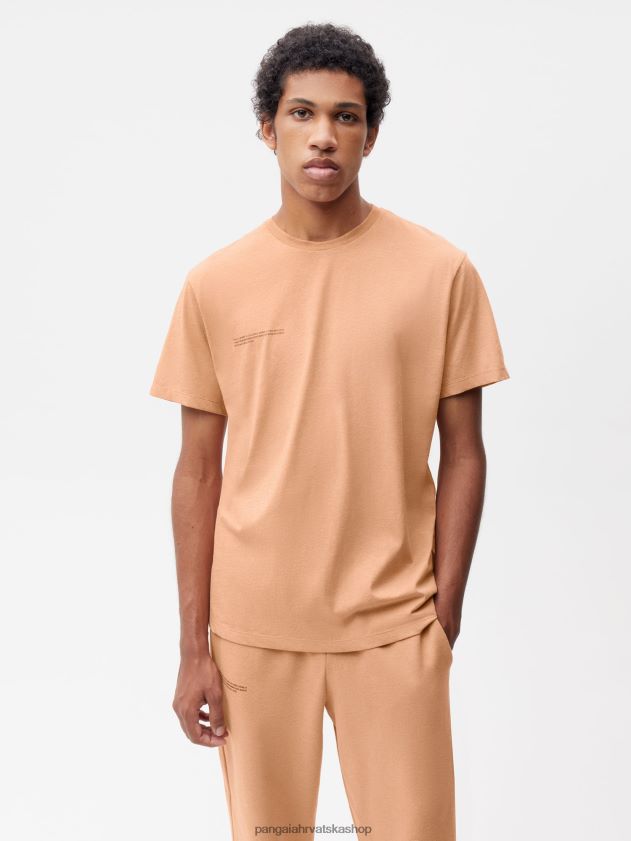 odjeća Pangaia majica s bojom za hranu rooibos crveni žene 4VDHN0202