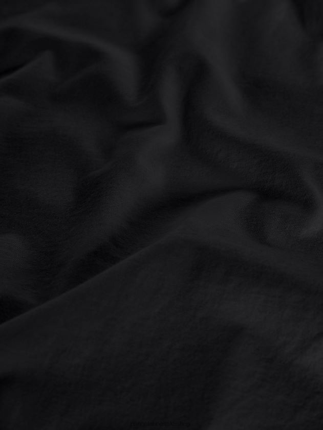 odjeća Pangaia majica skraćenih ramena od organskog pamuka s jezgrom od c-vlakana crno žene 4VDHN0161