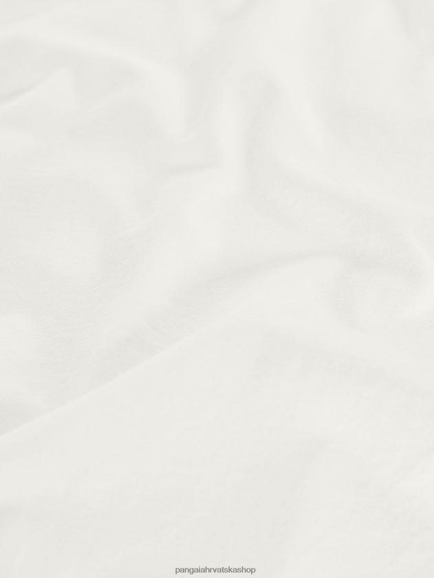 odjeća Pangaia majica skraćenih ramena od organskog pamuka s jezgrom od c-vlakana prljavo bijela žene 4VDHN0165