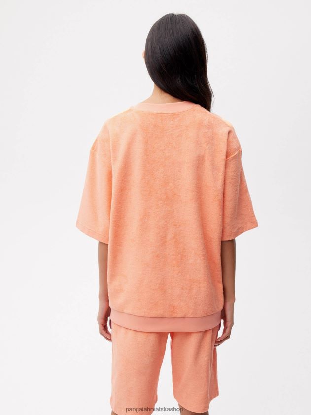 odjeća Pangaia majica za brisanje ručnika breskva savršena žene 4VDHN0163