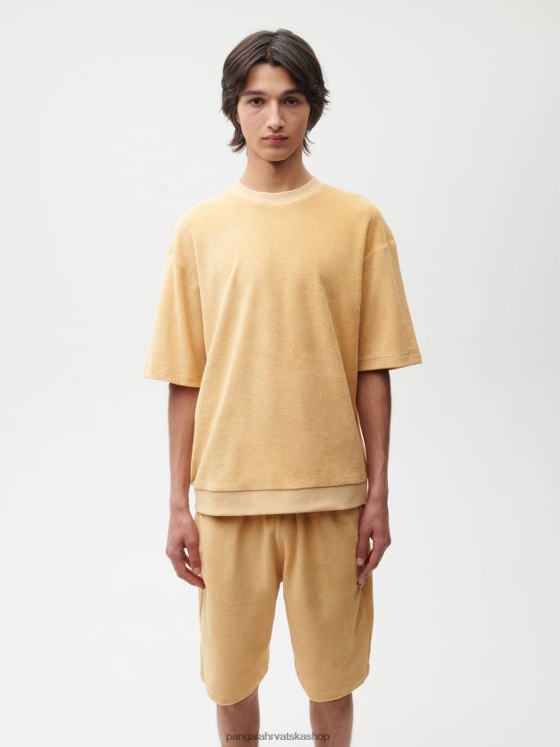 odjeća Pangaia majica za brisanje ručnika tamni pijesak žene 4VDHN0215