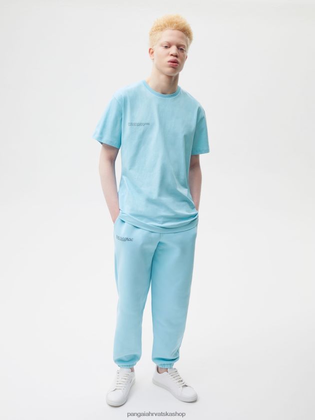 odjeća Pangaia pprmint jezgra majice od organskog pamuka nebesko plavo žene 4VDHN0172