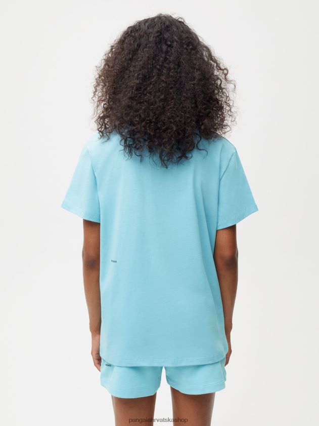odjeća Pangaia pprmint jezgra majice od organskog pamuka nebesko plavo žene 4VDHN0172