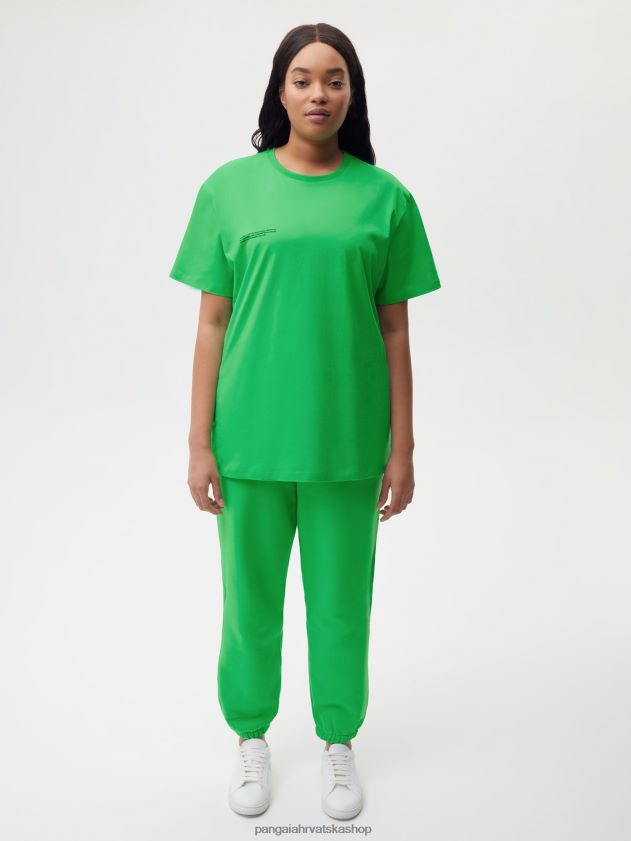 odjeća Pangaia pprmint jezgra majice od organskog pamuka zelena od žada žene 4VDHN0132