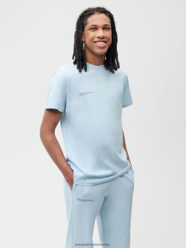 odjeća Pangaia pprmint majica kratkih rukava od organskog pamuka dječje plava žene 4VDHN0153