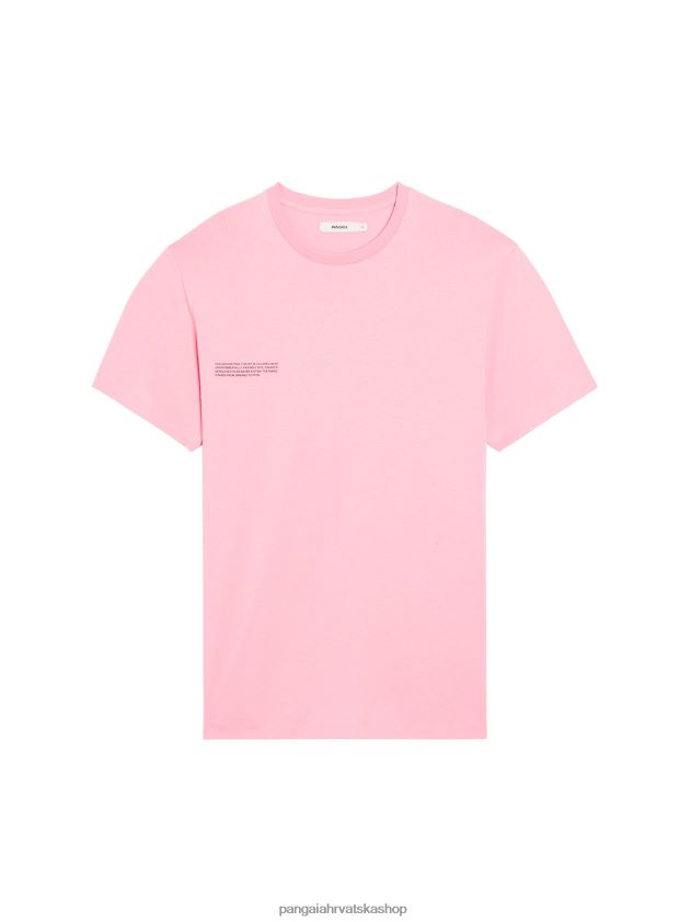 odjeća Pangaia pprmint majica kratkih rukava od organskog pamuka sakura ružičasta žene 4VDHN0136