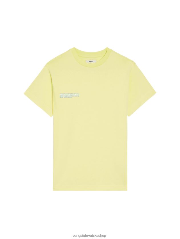 odjeća Pangaia u pretvorbenoj pamučnoj 365 majici sunčeva zraka žuta žene 4VDHN0188