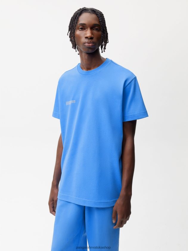 odjeća Pangaia u pretvorbenoj pamučnoj 365 majici voda plava žene 4VDHN0122