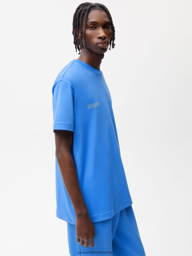 odjeća Pangaia u pretvorbenoj pamučnoj 365 majici voda plava žene 4VDHN0122