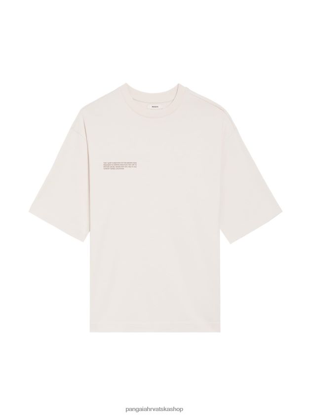 odjeća Pangaia u pretvorbenoj pamučnoj majici kratkih rukava pamuk bijeli žene 4VDHN0176