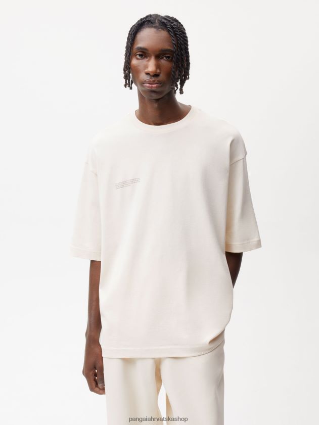 odjeća Pangaia u pretvorbenoj pamučnoj majici kratkih rukava pamuk bijeli žene 4VDHN0176