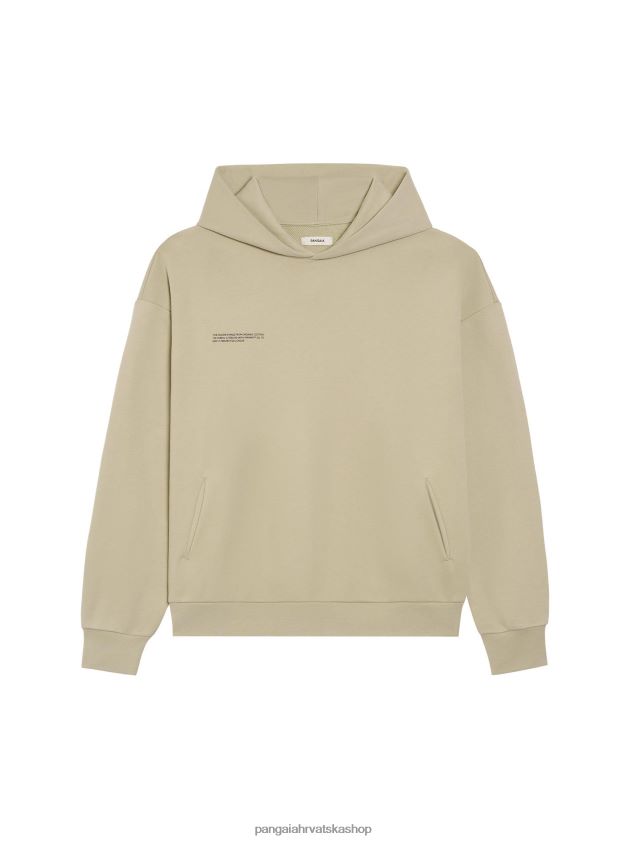 odjeća Pangaia 365 hoodie - boja lješnjaka amp maitake bež žene 4VDHN024