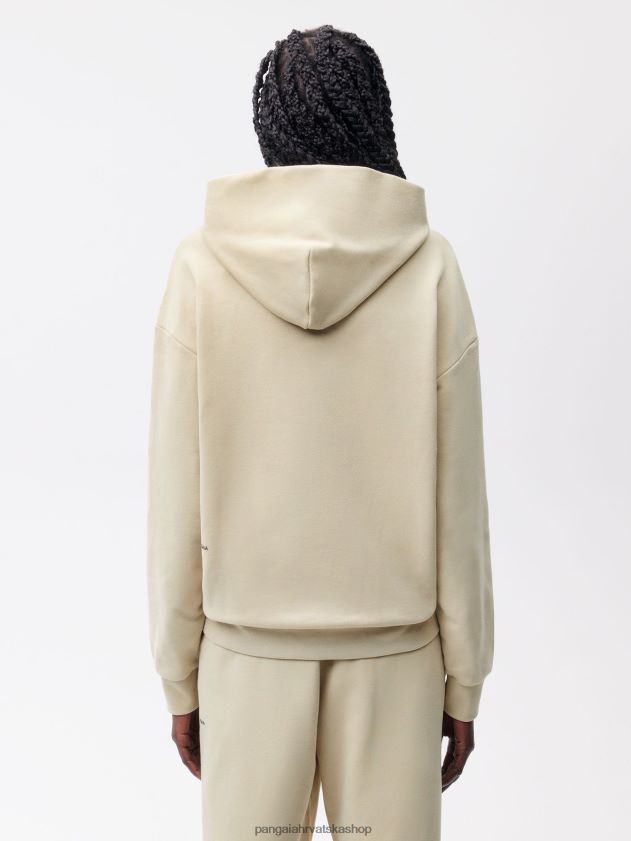 odjeća Pangaia 365 hoodie - boja lješnjaka amp maitake bež žene 4VDHN024