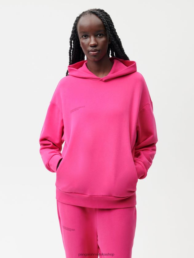 odjeća Pangaia 365 hoodie - boja lješnjaka amp turmalin roza žene 4VDHN051