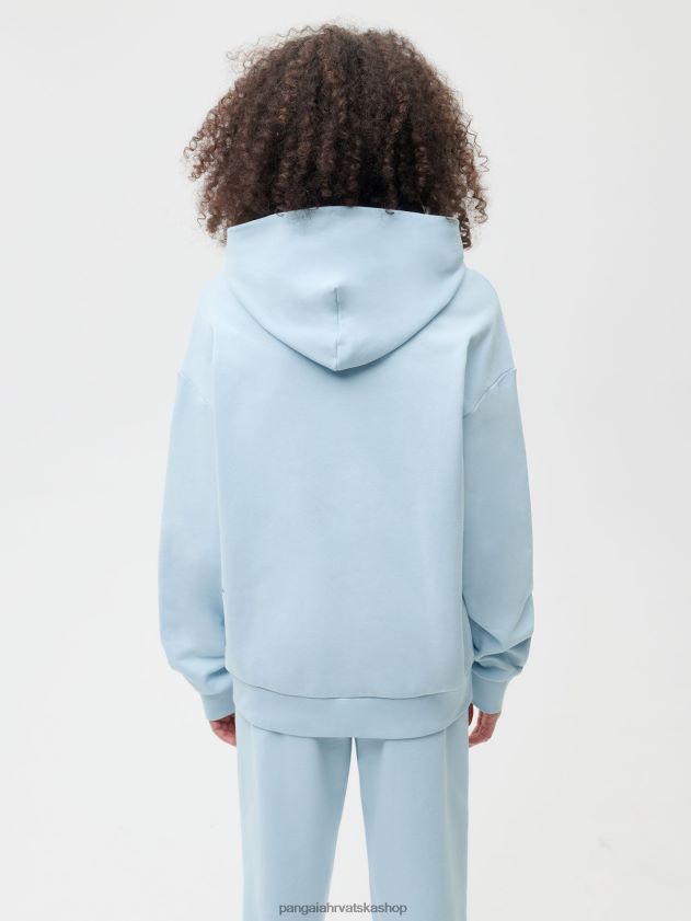 odjeća Pangaia 365 majica s kapuljačom dječje plava žene 4VDHN06