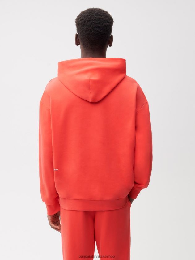 odjeća Pangaia 365 majica s kapuljačom dragon fruit crvena žene 4VDHN040