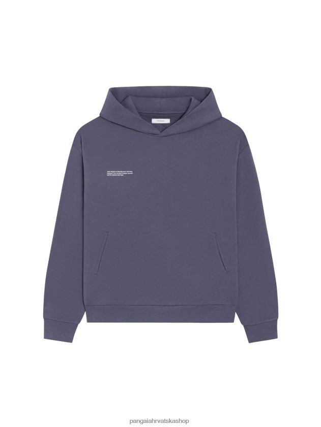 odjeća Pangaia 365 majica s kapuljačom plavi škriljevac žene 4VDHN070