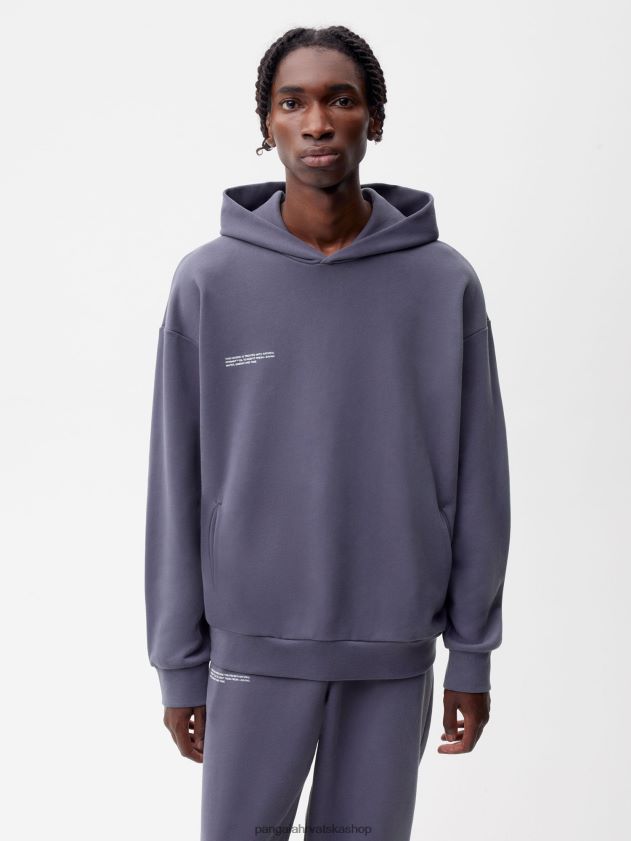 odjeća Pangaia 365 majica s kapuljačom plavi škriljevac žene 4VDHN070