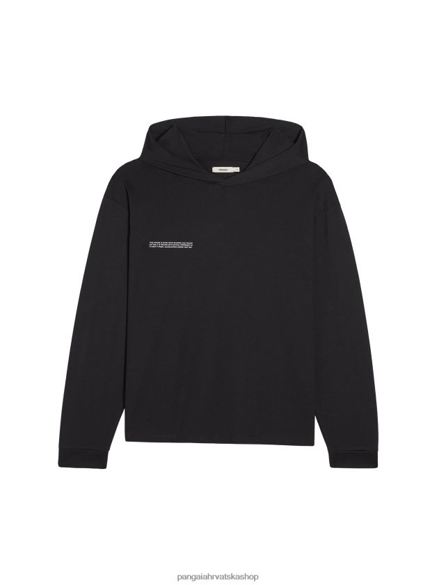 odjeća Pangaia gornji dio salonke od organskog pamuka s c-vlaknom crno žene 4VDHN0508