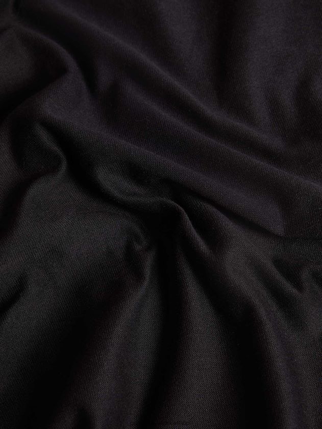 odjeća Pangaia gornji dio salonke od organskog pamuka s c-vlaknom crno žene 4VDHN066