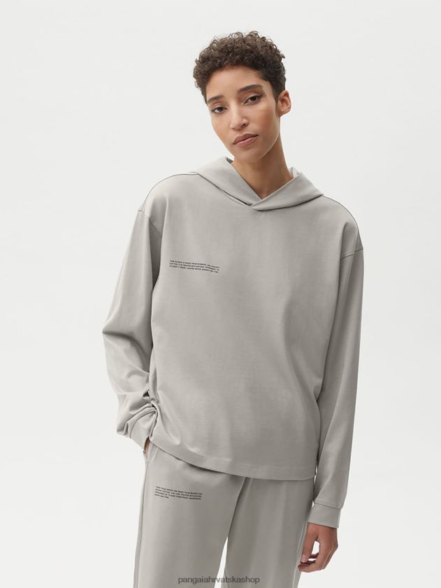 odjeća Pangaia gornji dio salonke od organskog pamuka s c-vlaknom kamen žene 4VDHN067