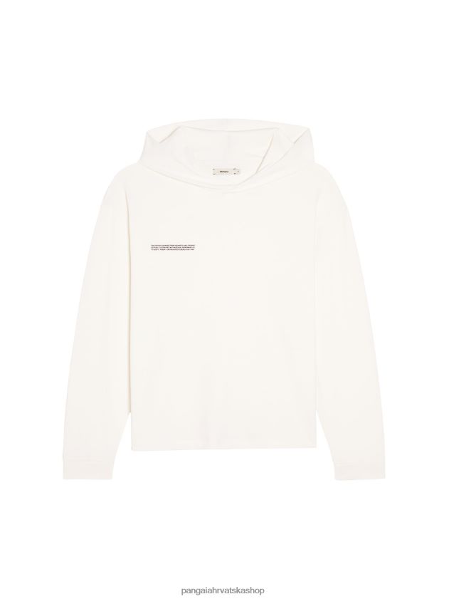 odjeća Pangaia gornji dio salonke od organskog pamuka s c-vlaknom prljavo bijela žene 4VDHN0509