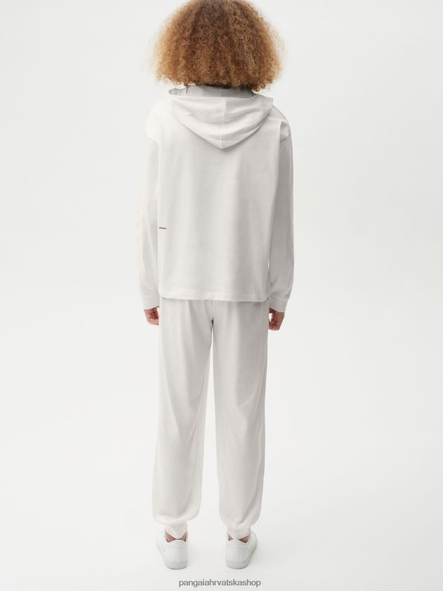 odjeća Pangaia gornji dio salonke od organskog pamuka s c-vlaknom prljavo bijela žene 4VDHN0509