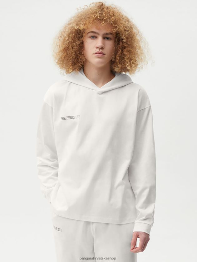 odjeća Pangaia gornji dio salonke od organskog pamuka s c-vlaknom prljavo bijela žene 4VDHN0509