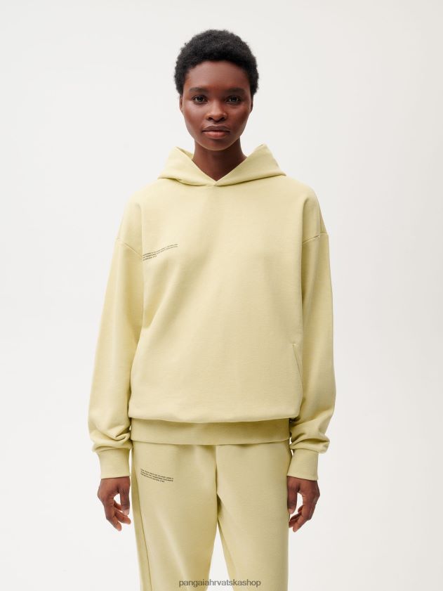 odjeća Pangaia hoodie boje za hranu matcha zelena žene 4VDHN069