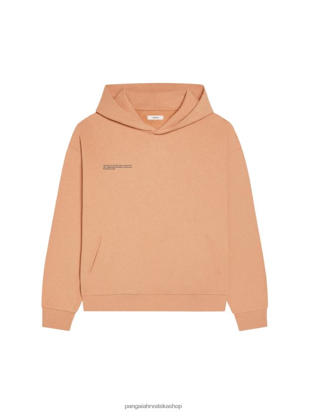 odjeća Pangaia hoodie boje za hranu rooibos crveni žene 4VDHN029