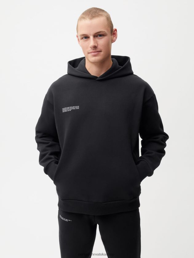 odjeća Pangaia hoodie s potpisom crno žene 4VDHN038