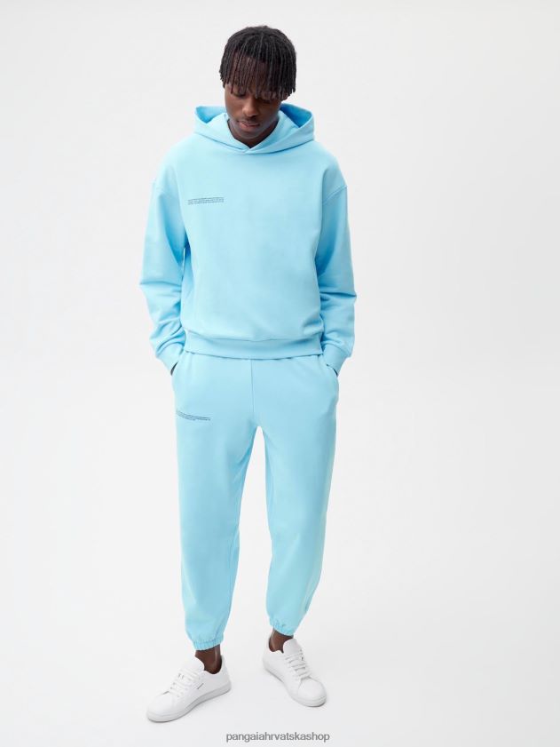 odjeća Pangaia hoodie s potpisom nebesko plavo žene 4VDHN047