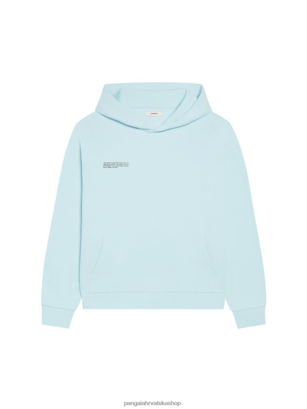 odjeća Pangaia hoodie s potpisom puder plava žene 4VDHN035