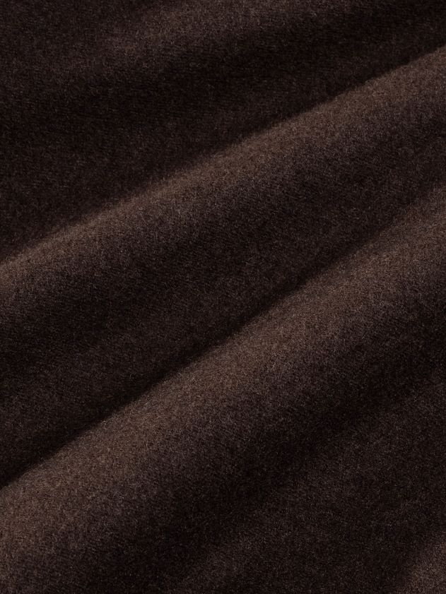 odjeća Pangaia majica s kapuljačom od reciklirane vune kesten smeđa žene 4VDHN027