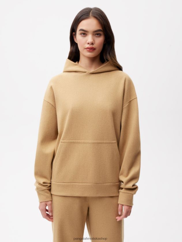 odjeća Pangaia majica s kapuljačom od reciklirane vune - l došao žene 4VDHN063