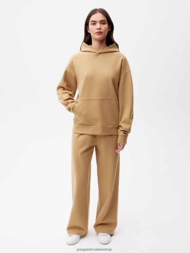 odjeća Pangaia majica s kapuljačom od reciklirane vune - l došao žene 4VDHN063