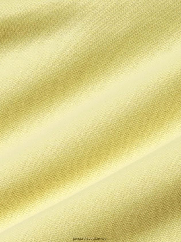 odjeća Pangaia u pretvorbenoj pamučnoj majici s kapuljačom sunčeva zraka žuta žene 4VDHN065