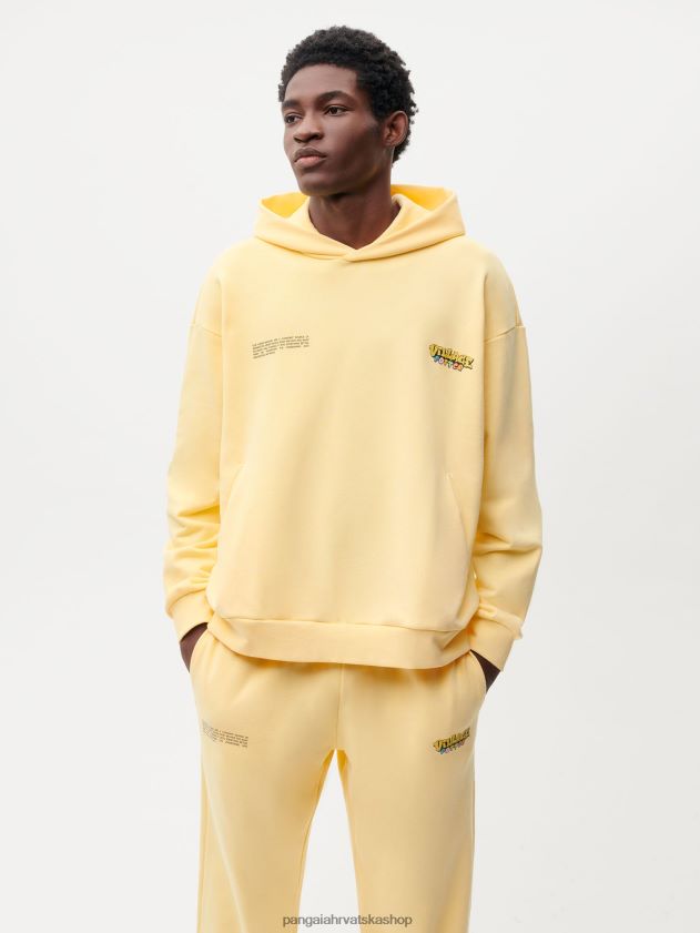 odjeća Pangaia x roberto lugo 365 majica s kapuljačom ljutić žuti žene 4VDHN058