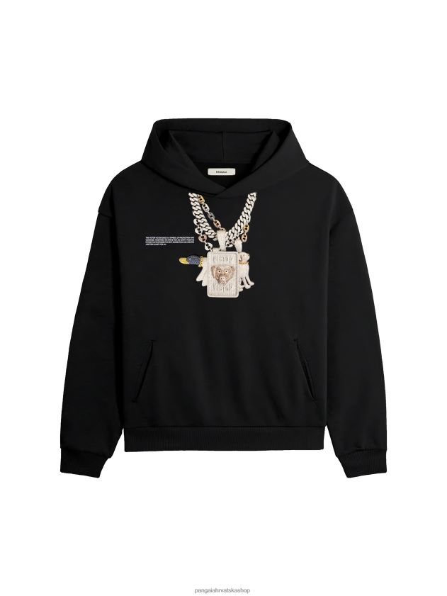 odjeća Pangaia x victor victor hoodie s potpisom crno žene 4VDHN030