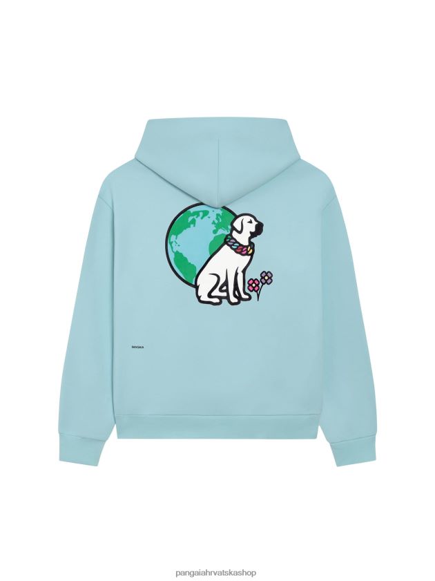 odjeća Pangaia x victor victor hoodie s potpisom nebesko plavo žene 4VDHN057