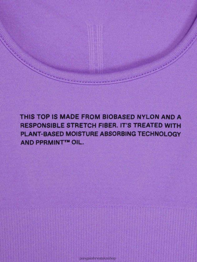 odjeća Pangaia motion x majica bez rukava tamna orhideja žene 4VDHN0421